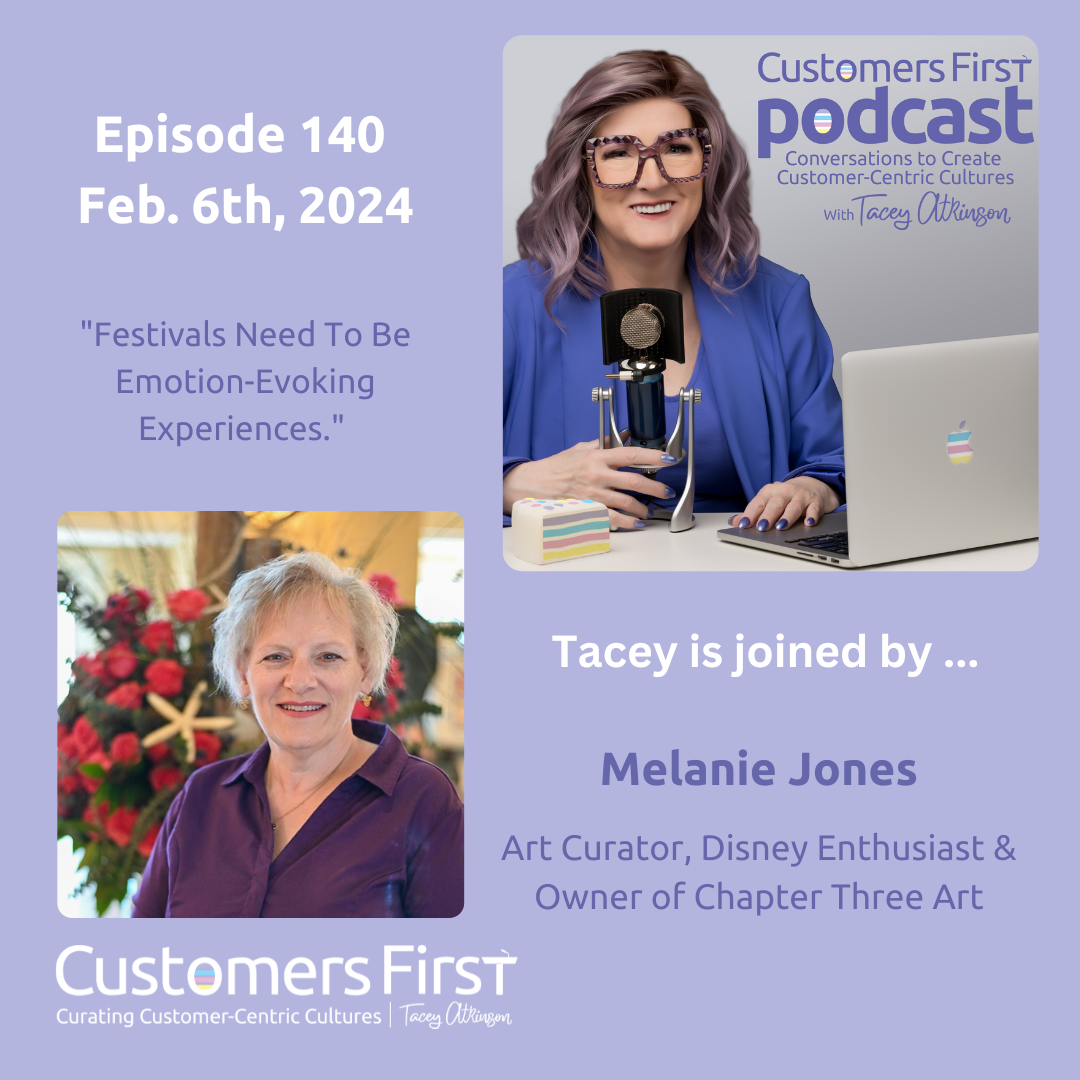 Melanie Jones and Tacey Atkinson on the Customers First Podcast