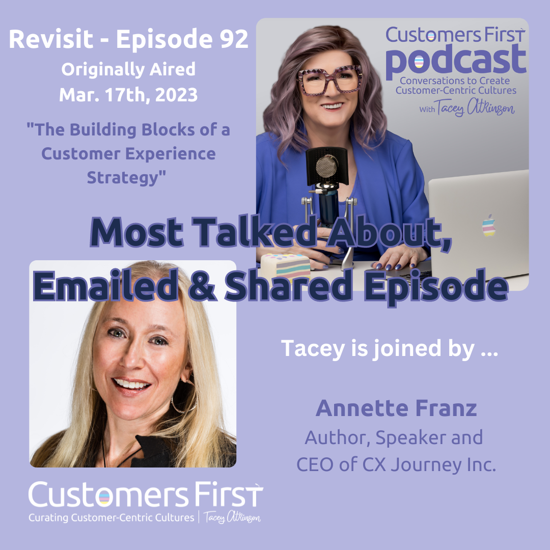 Tacey Atkinson and the Customers First Podcast