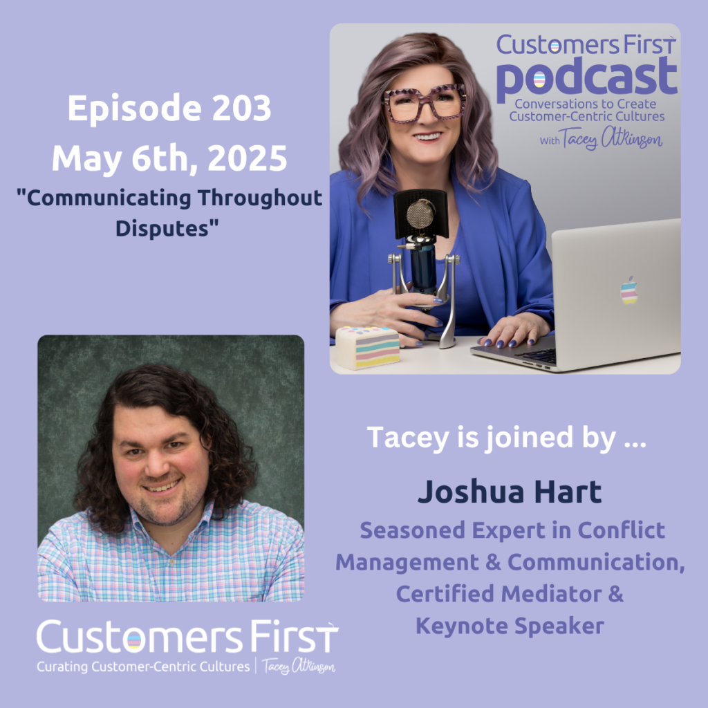 Tacey Atkinson & Joshua Hart on the Customers First Podcast